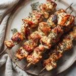 Irresistible Garlic Parmesan Chicken Skewers Perfect for Any Occasion - Featured Image