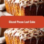 Indulge in Sweet Perfection with Our Irresistible Glazed Pecan Loaf Cake