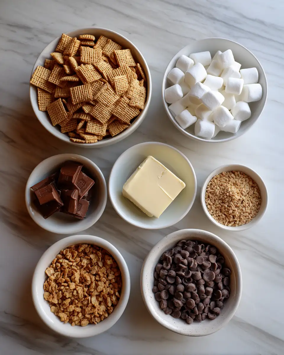 Ingredients for Irresistible Golden Grahams S'mores Bars You Can't Stop Eating