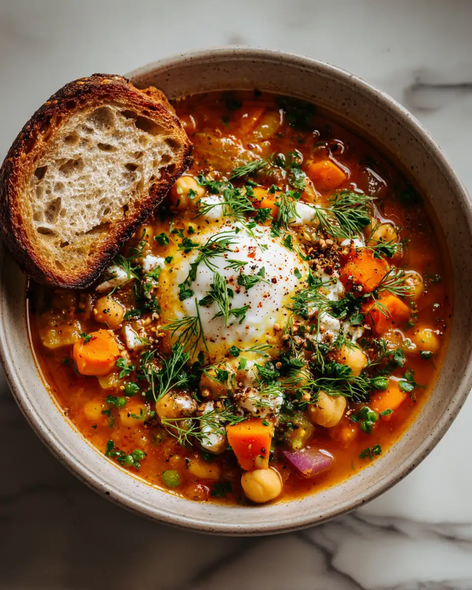 Final dish - Warm Up with Authentic Greek Chickpea Soup Deliciously Comforting and Easy to Make