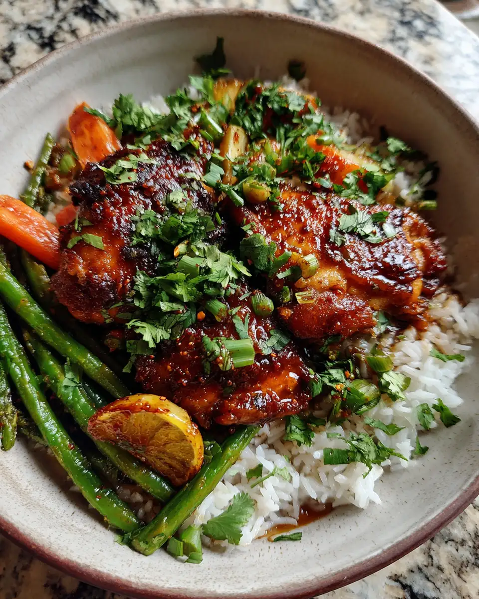 Final dish - Delicious Hawaiian Chicken Sheet Pan Recipe for Easy Tropical Dinner