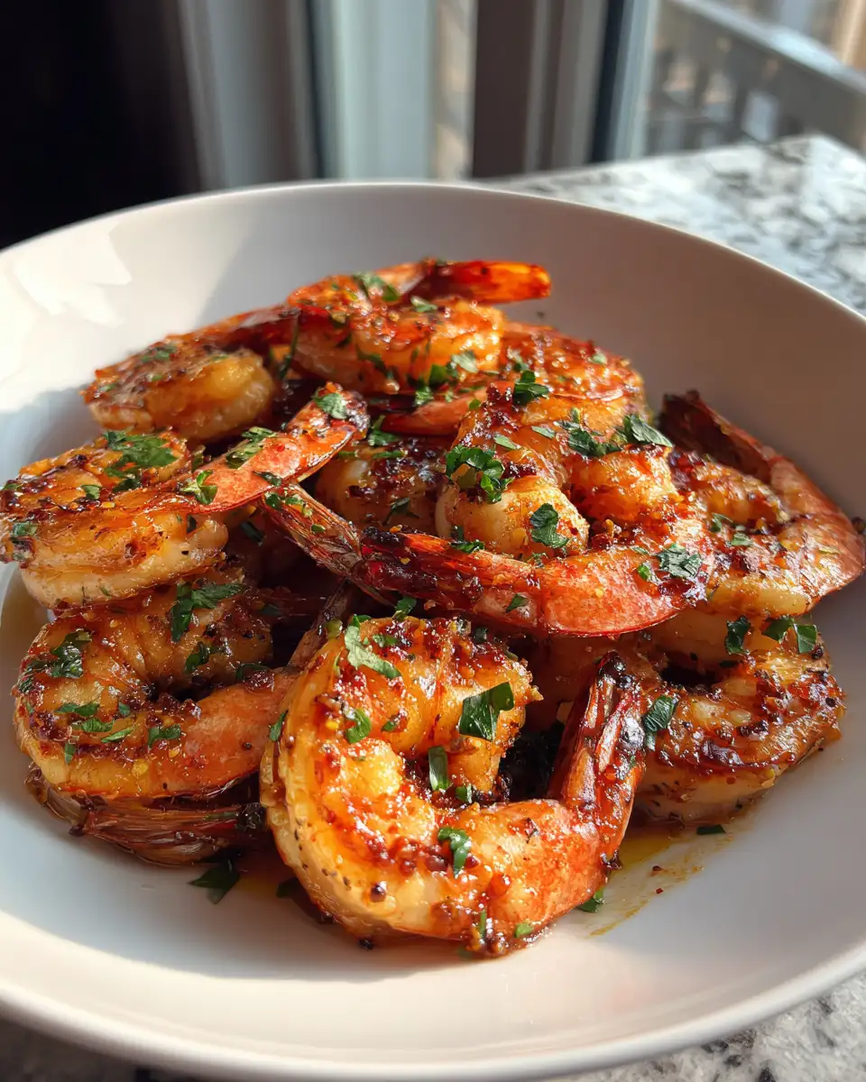 Final dish - Savor the Flavors of the Islands with Delicious Hawaiian Garlic Shrimp