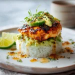 Delicious Honey Lime Chicken and Avocado Rice Stack Recipe to Satisfy Your Cravings - Featured Image