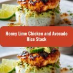 Delicious Honey Lime Chicken and Avocado Rice Stack Recipe to Satisfy Your Cravings