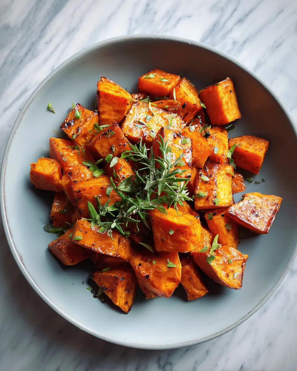 Final dish - Sweeten Your Day with Irresistible Honey Roasted Sweet Potatoes