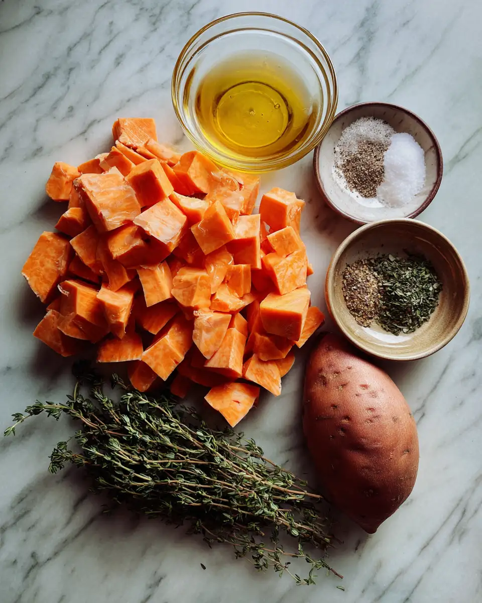 Ingredients for Sweeten Your Day with Irresistible Honey Roasted Sweet Potatoes