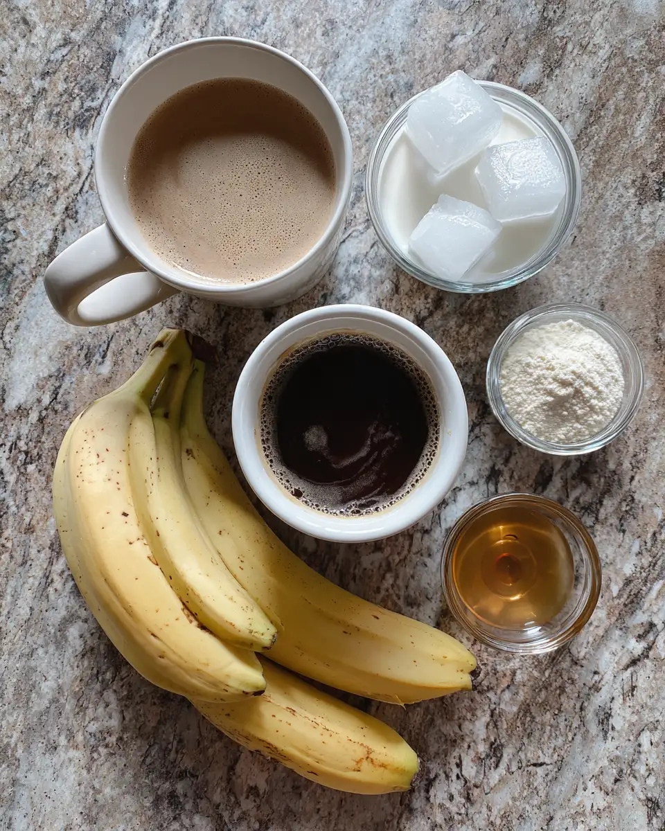 Ingredients for Refresh Your Day with the Ultimate Iced Coffee Protein Shake Recipe