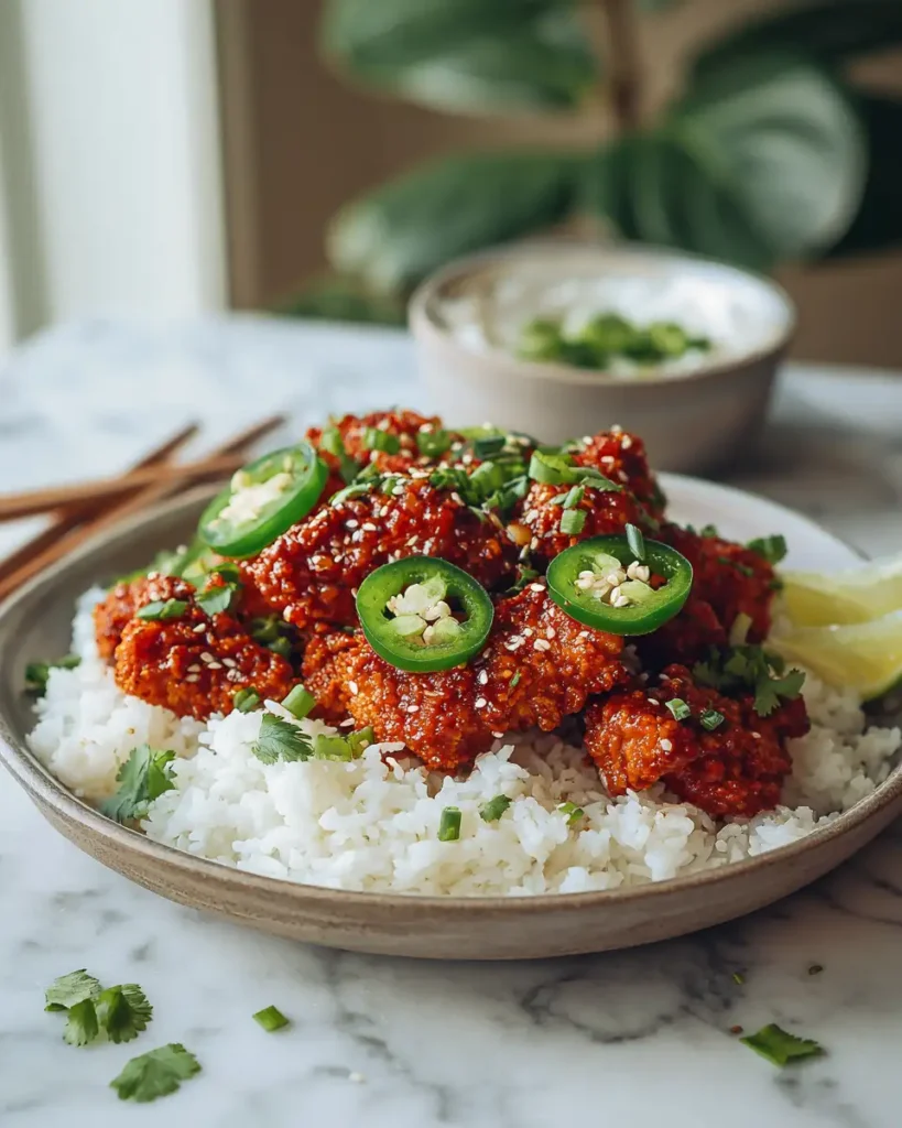 Spicy Sweet Escape: Irresistible Jalapeño Peach Chicken Recipe - Featured Image