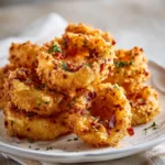 Spice Up Your Snack Game with Jalapeño Popper Stuffed Onion Rings - Featured Image