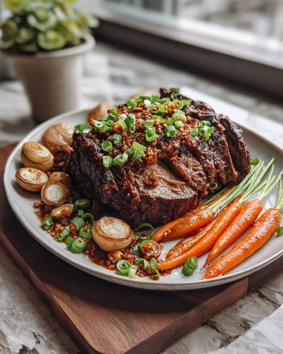 Final dish - Transform Your Dinner with Delicious Korean Style Pot Roast