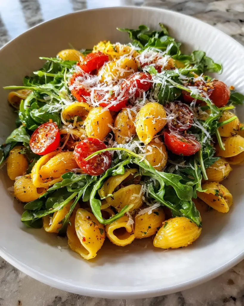 Bright and Tangy Lemon Arugula Pasta Salad Recipe to Refresh Your Summer - Featured Image