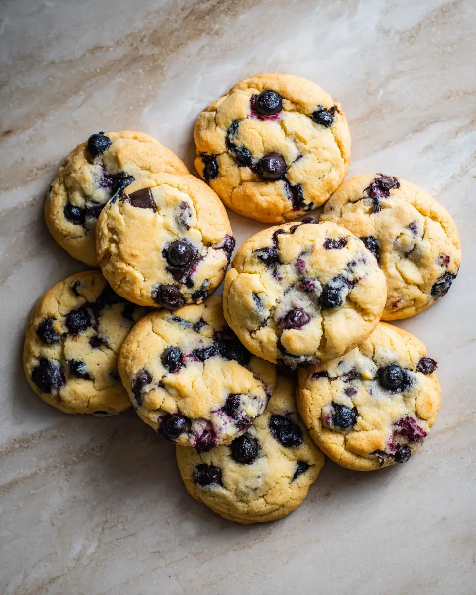 Final dish - Irresistible Lemon Blueberry Cookies to Brighten Your Day