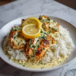 Delicious Lemon Herb Chicken with Creamy Sauce and Fluffy Rice to Brighten Your Meal - Featured Image