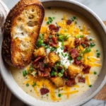 Ultimate Comfort Food Loaded Baked Potato Soup Recipe - Featured Image