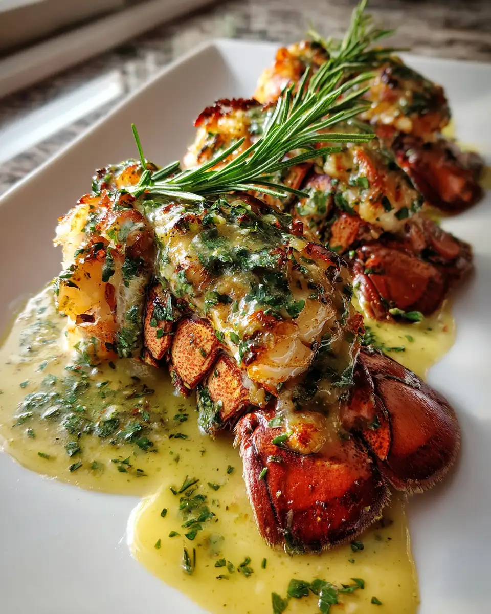 Decadent Lobster Tails with Irresistible Garlic Herb Butter Sauce - Featured Image
