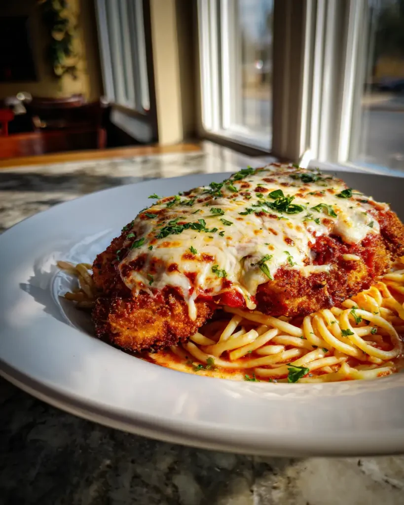 Savor the Crispy Deliciousness of LongHorn Steakhouse Chicken Parmesan - Featured Image