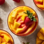 Refresh Your Day with Delicious Mango Strawberry Swirled Slushies - Featured Image