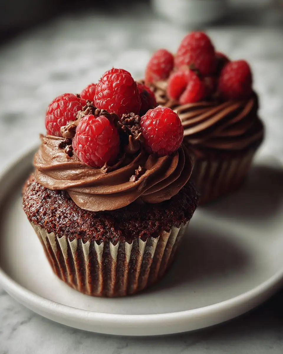 Decadent Molten Raspberry Chocolate Cupcakes That Will Melt Your Heart - Featured Image
