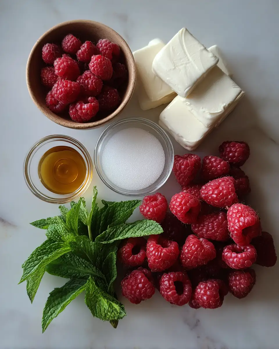 Ingredients for Decadent Delight: Mousse Framboises Mascarpone Magic