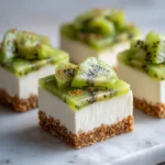 Deliciously Fresh No Bake Kiwi Cheesecake Bars to Cool Your Summer - Featured Image