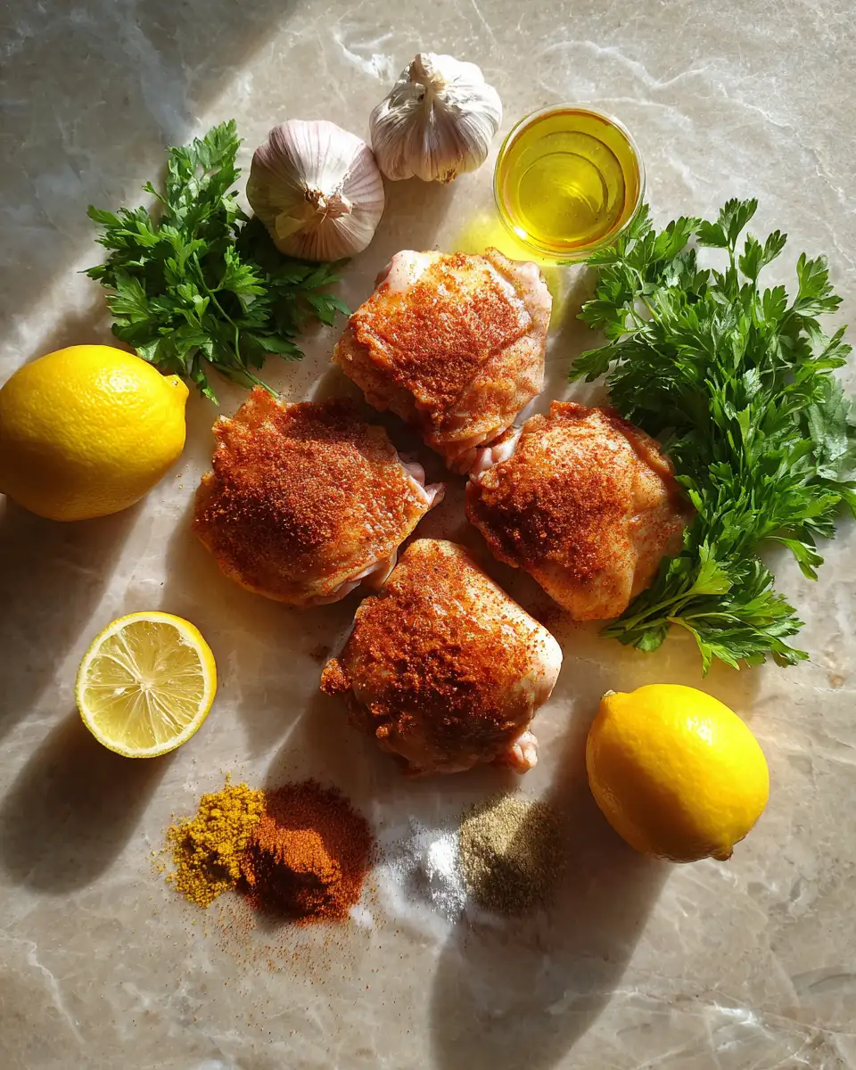 Ingredients for Irresistible Old Bay Chicken Thighs Your Taste Buds Will Love