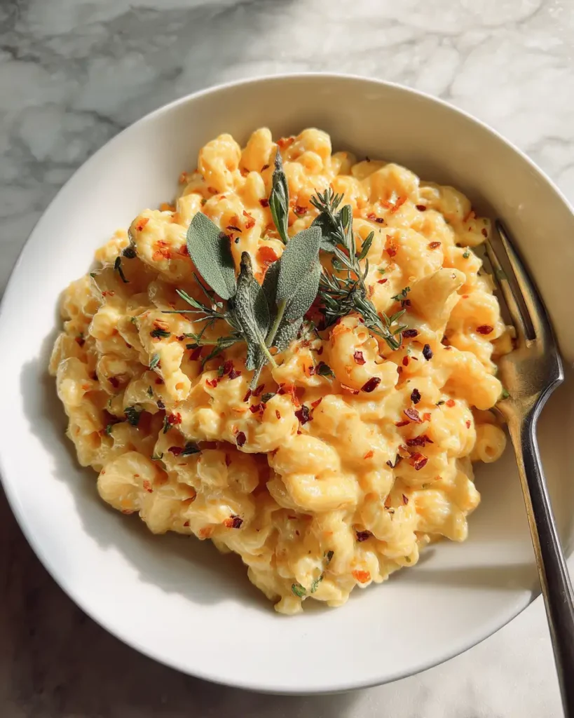 Creamy Comfort One-Pot Pumpkin Mac and Cheese Recipe - Featured Image