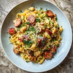 Delicious One Pot Smoked Sausage Pasta Perfect for Easy Weeknight Dinners - Featured Image