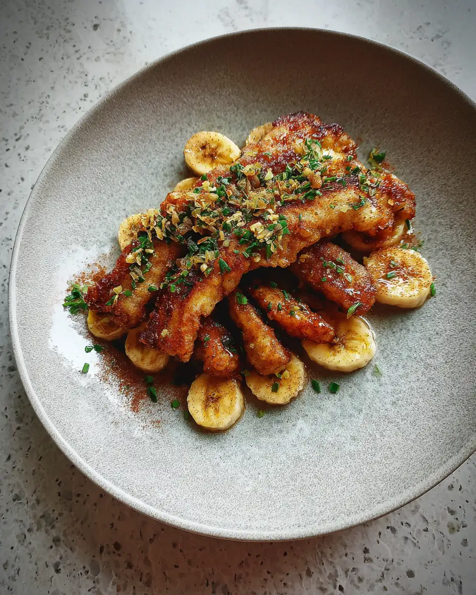 Final dish - Deliciously Crispy Pan Fried Cinnamon Bananas You Must Try