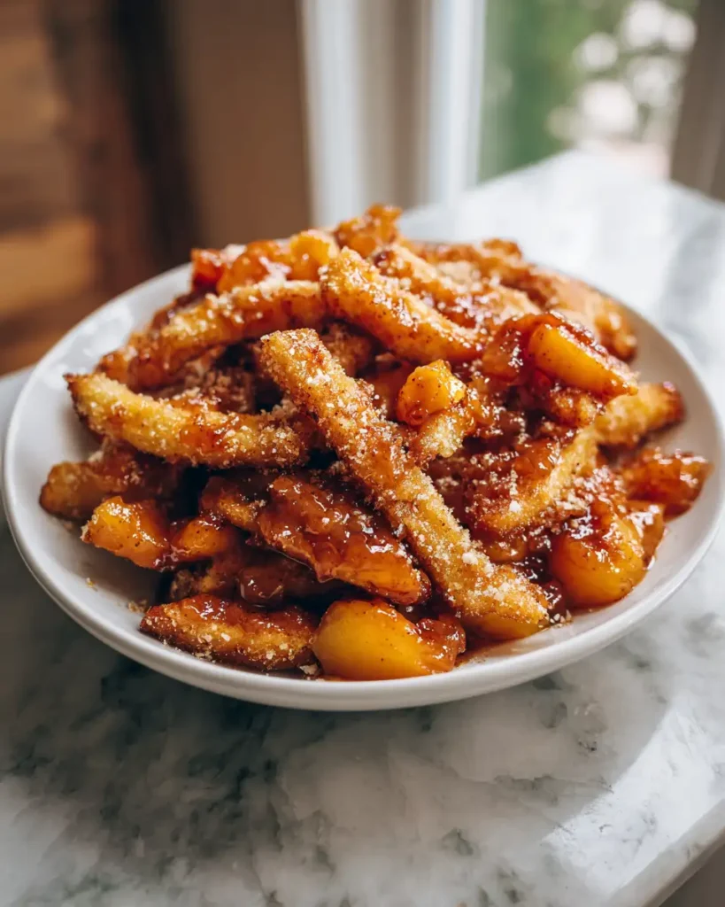 Irresistible Peach Cobbler Dessert Fries: A Sweet Twist on a Classic Treat - Featured Image