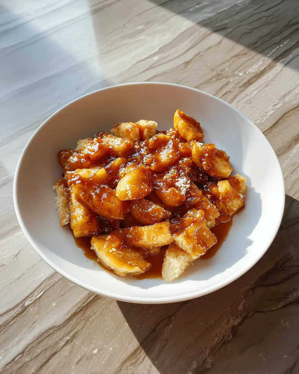 Final dish - Irresistible Peach Cobbler Dessert Fries: A Sweet Twist on a Classic Treat