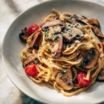 Deliciously Earthy Portobello Mushroom Pasta Recipe to Satisfy Your Cravings - Featured Image
