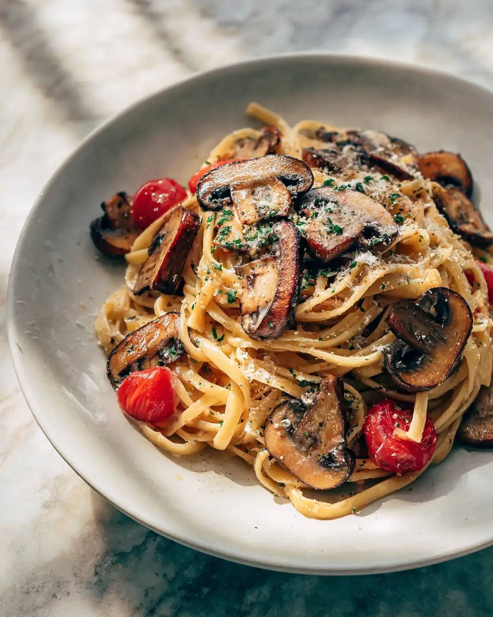 Deliciously Earthy Portobello Mushroom Pasta Recipe to Satisfy Your Cravings - Featured Image