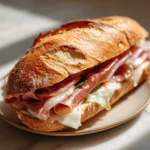 Irresistible Prosciutto and Honey Brie Baguette Sandwich Delight - Featured Image