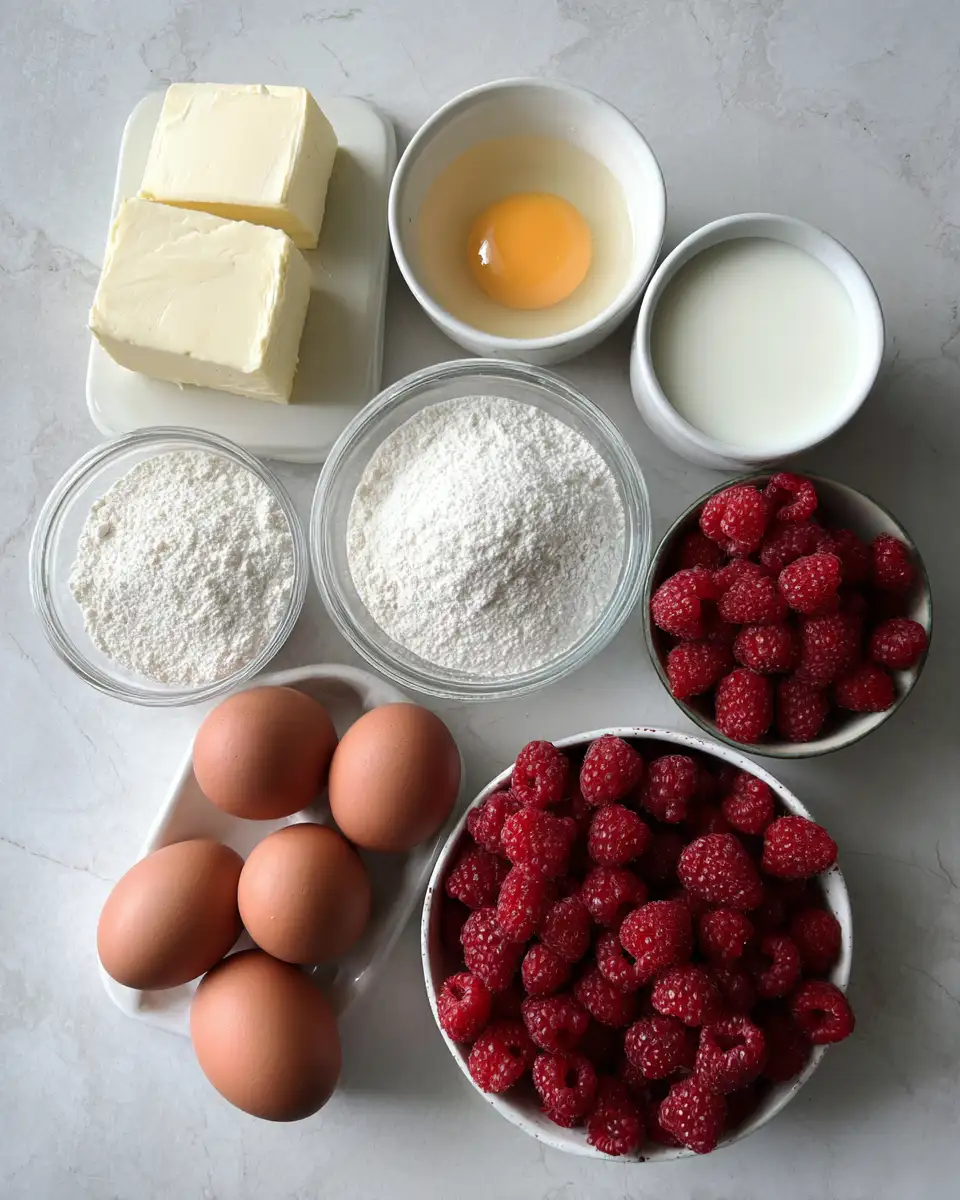 Ingredients for Decadent Raspberry Cake Recipes That Will Sweeten Your Day