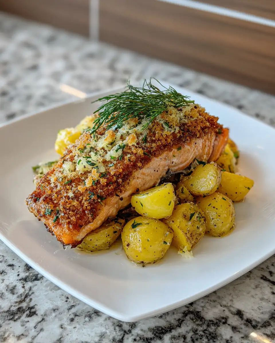 Deliciously Crispy Salmon and Potato Bake Your Taste Buds Will Love - Featured Image