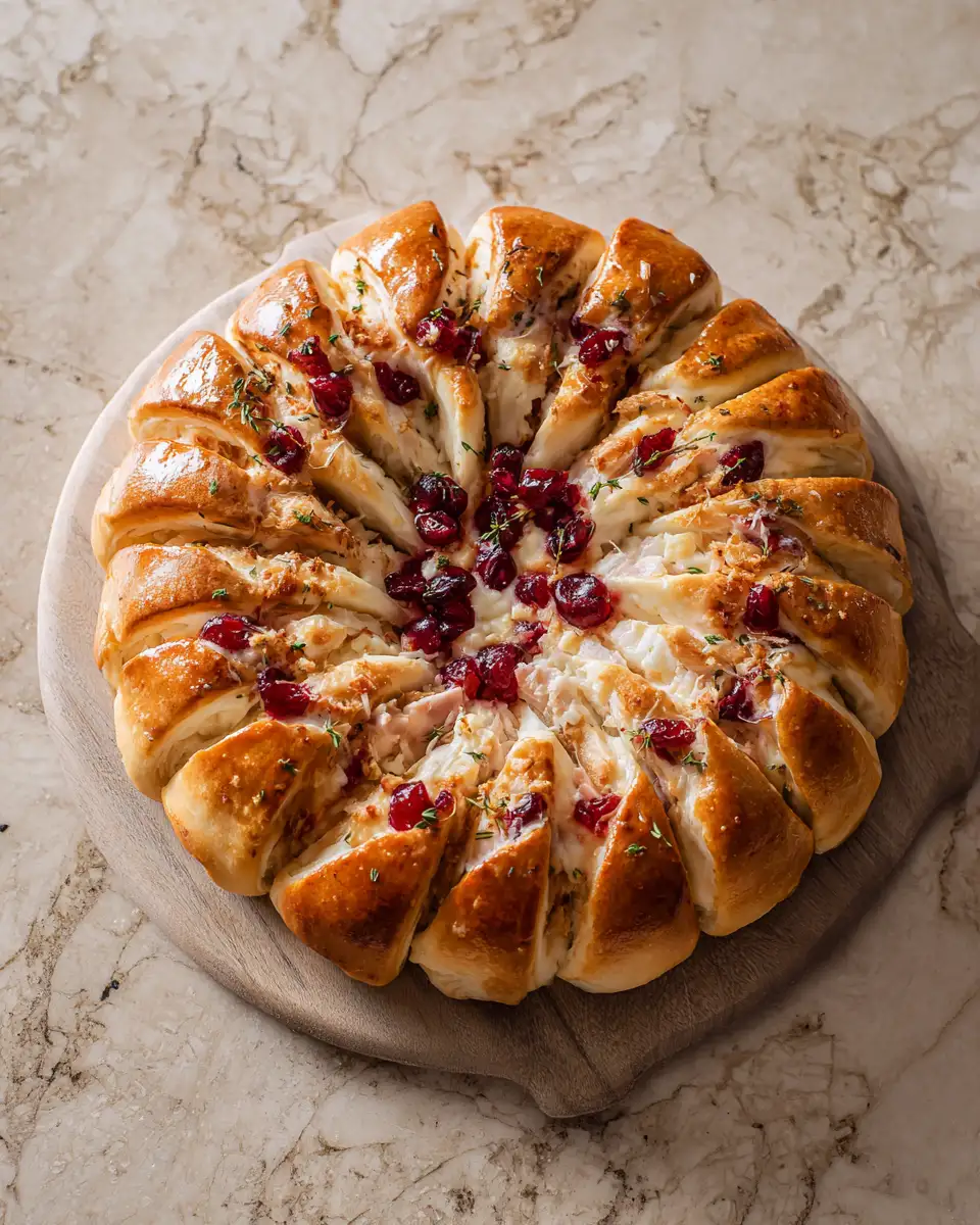 Ingredients for Delight Your Taste Buds with a Savory Turkey and Cranberry Crescent Ring