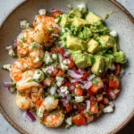 Delicious Shrimp Salad with Creamy Avocado and Fresh Salsa Perfect for Summer - Featured Image