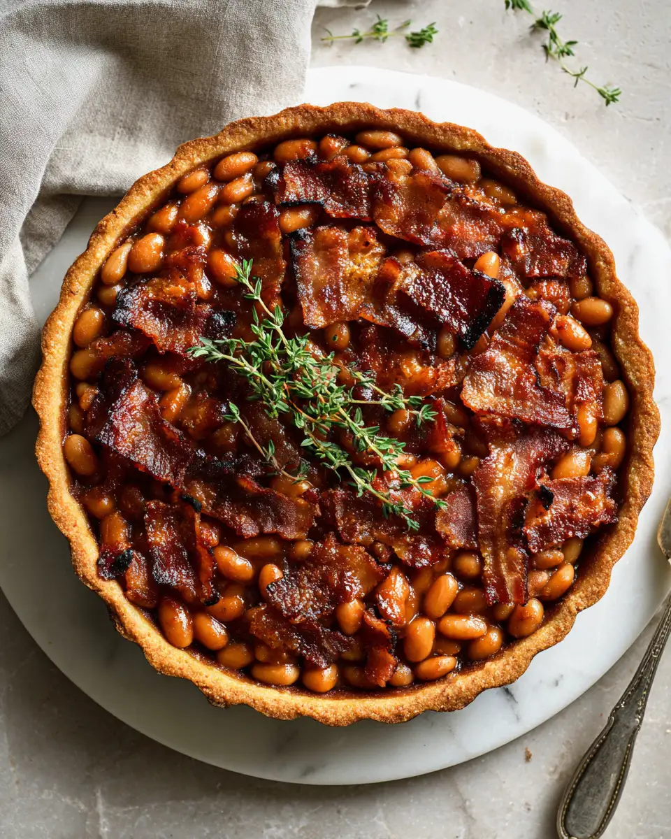 Final dish - Discover the Delicious Twist of Smoked Apple Pie Baked Beans