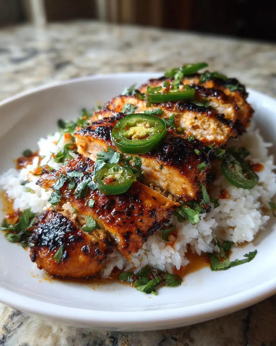 Final dish - Fiery Flavor Explosion How to Make the Perfect Spicy Jalapeño Chicken