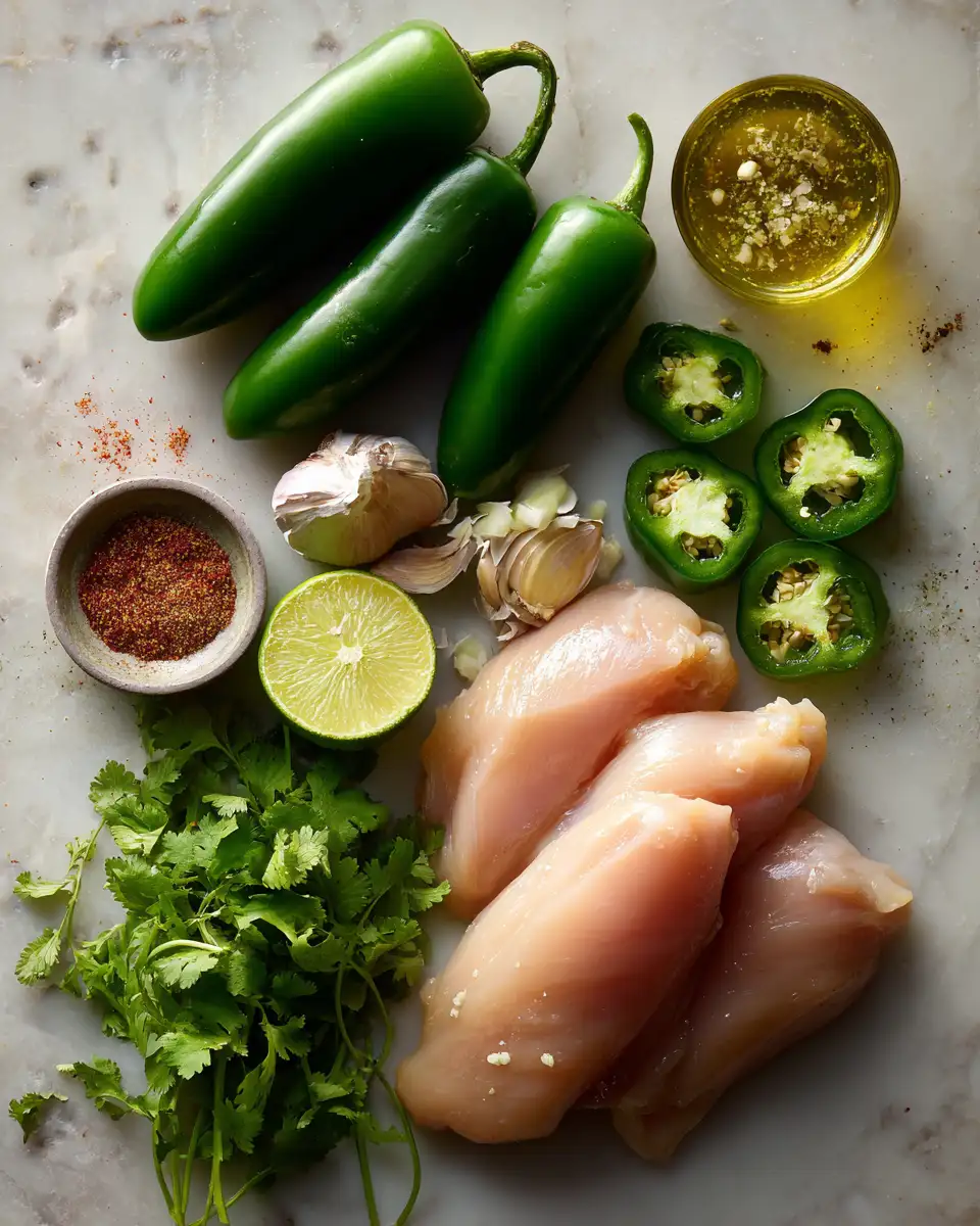 Ingredients for Fiery Flavor Explosion How to Make the Perfect Spicy Jalapeño Chicken