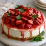 Deliciously Creamy Strawberry Cheesecake Your Taste Buds Will Love - Featured Image