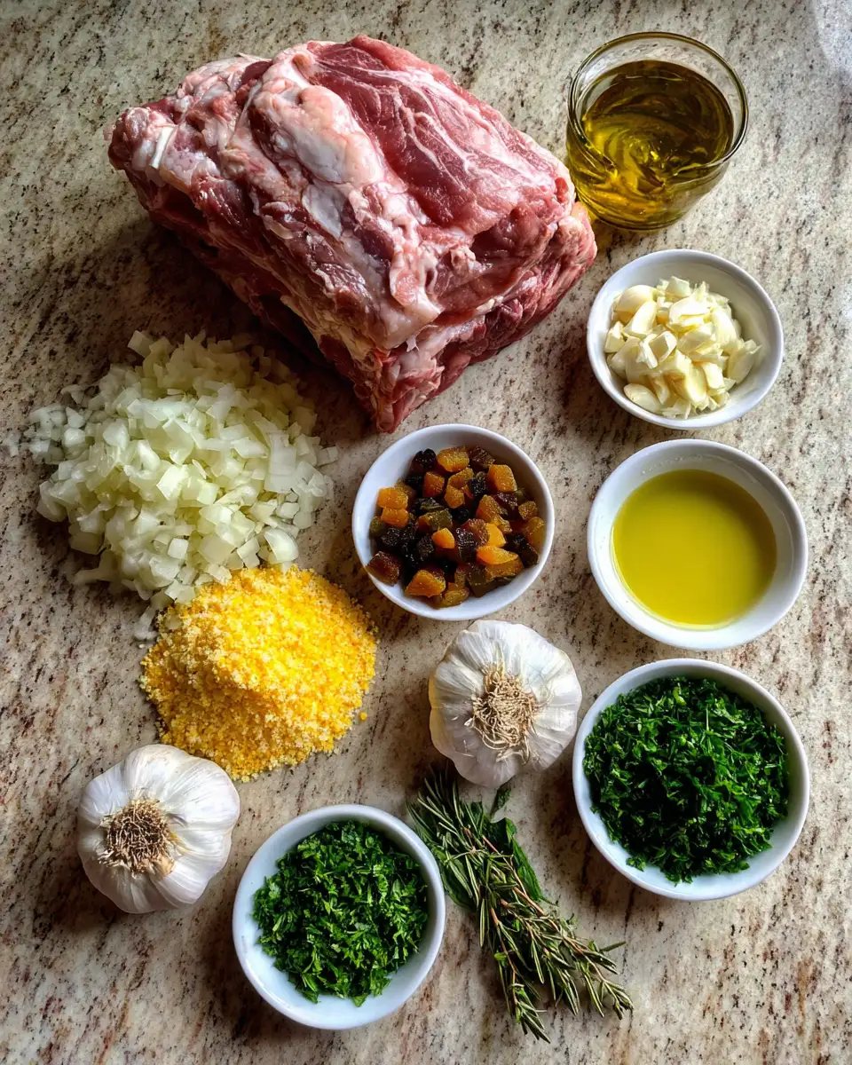 Ingredients for Ultimate Stuffed Lamb Roast Recipes for the True Lover