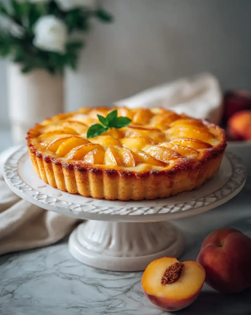 Sweet and Juicy Summer Peach Cake Perfect for Warm Days - Featured Image