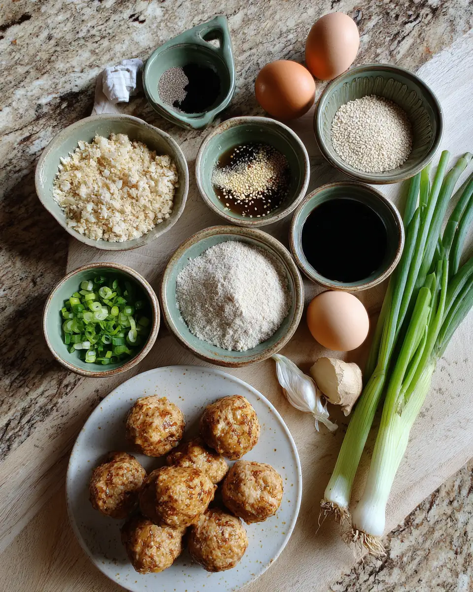 Ingredients for Irresistible Teriyaki Chicken Meatballs Your Taste Buds Will Love