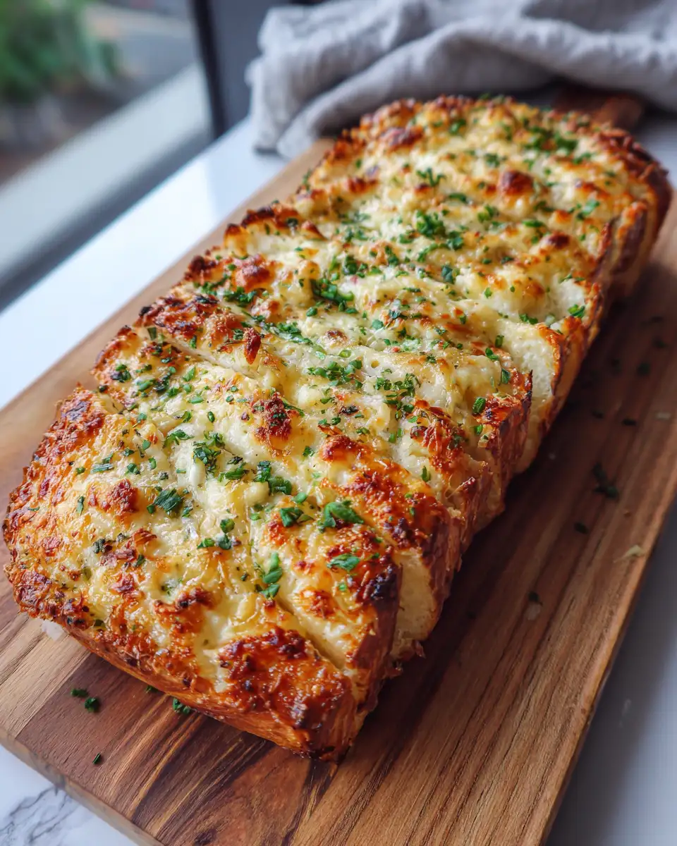 Final dish - Irresistibly Delicious The Ultimate Cheesy Garlic Bread Recipe
