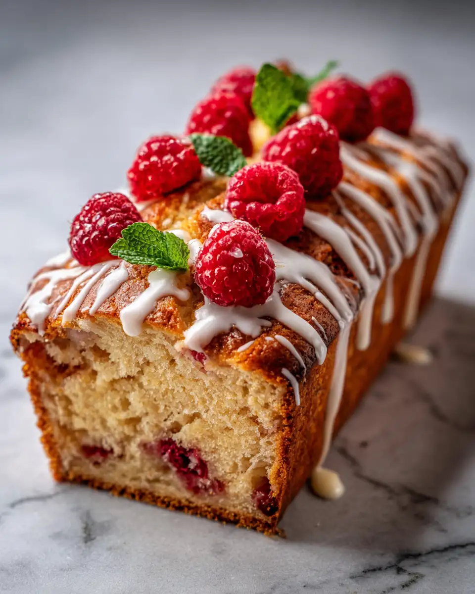 Final dish - Delight Your Senses with the Ultimate White Chocolate Raspberry Loaf Cake for Every Lover