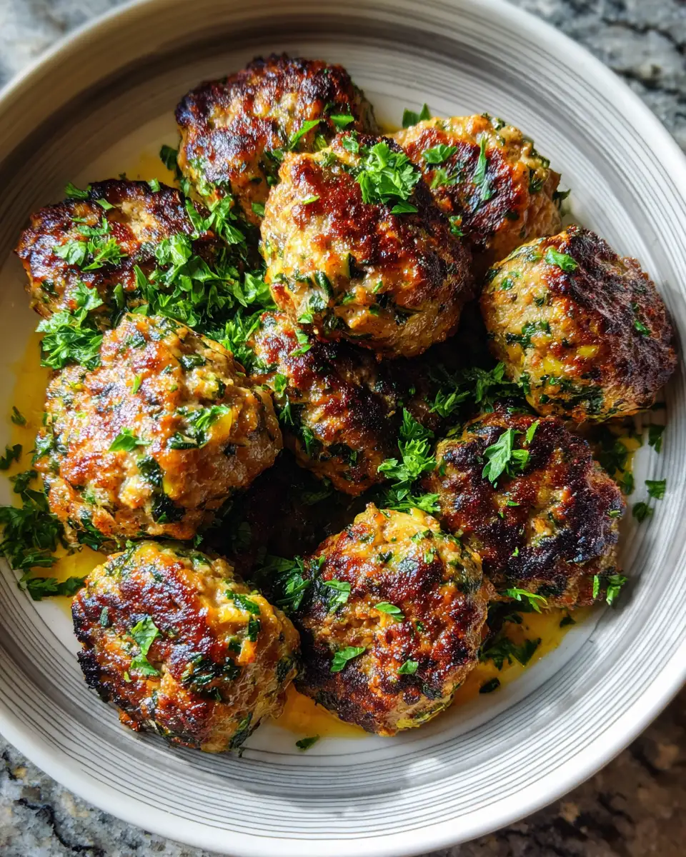 Final dish - Deliciously Healthy Zucchini Meatballs That Will Make Your Taste Buds Dance