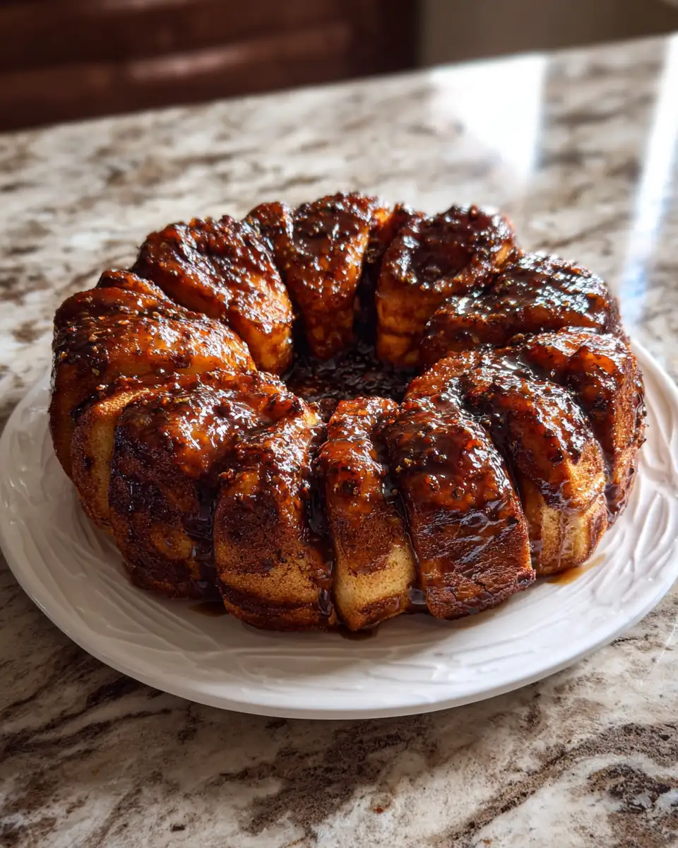 Final dish - Irresistible Apple Butter Pull-Apart Bread Recipe to Savor Now