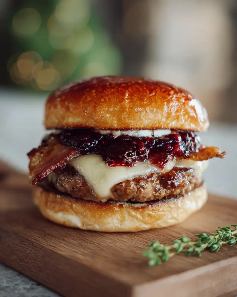 Juicy Bacon Blackberry Cheesecake Burger The Ultimate Flavor Fusion - Featured Image