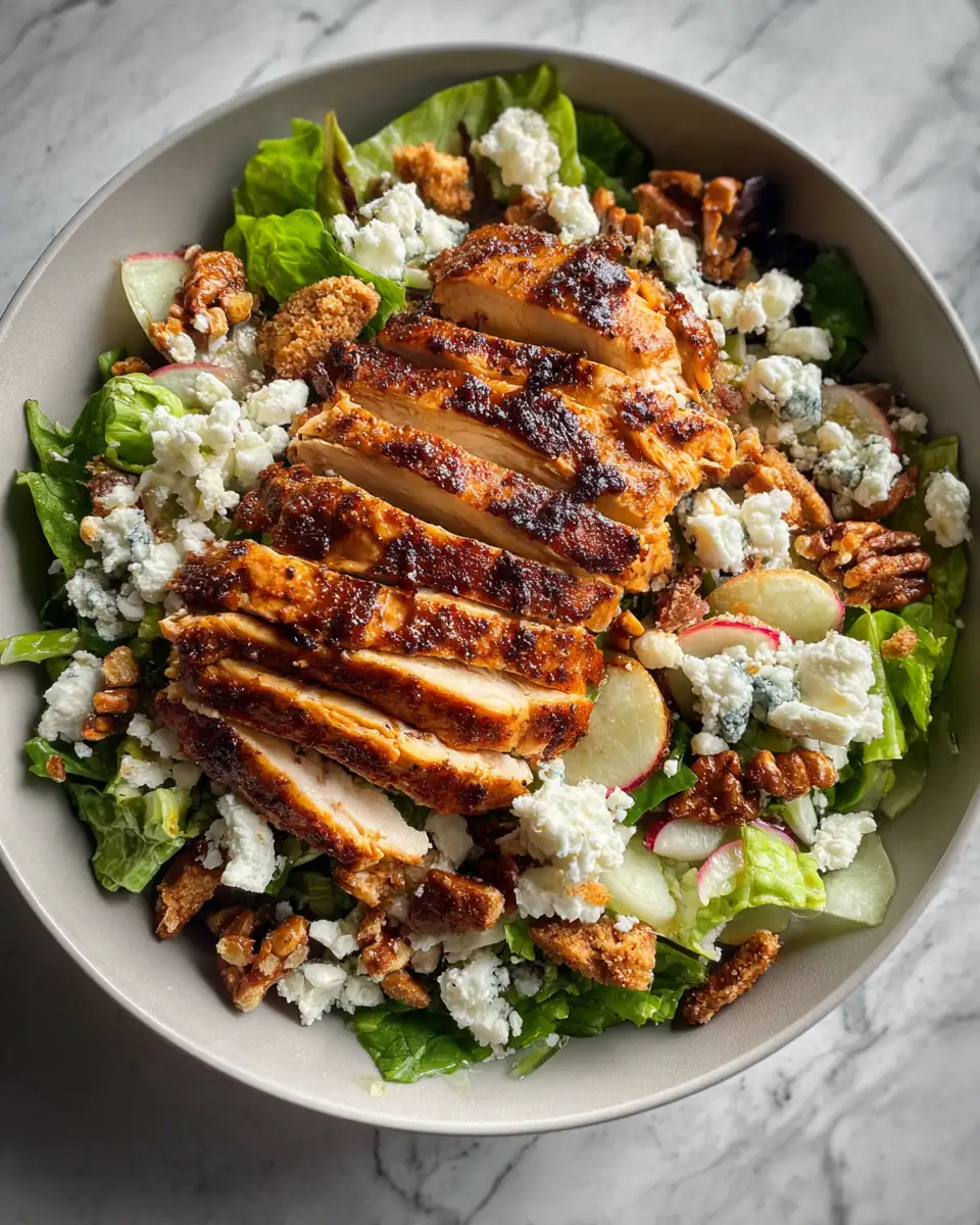 Final dish - Ultimate BBQ Chicken Salad Recipe for a Flavor-Packed Meal